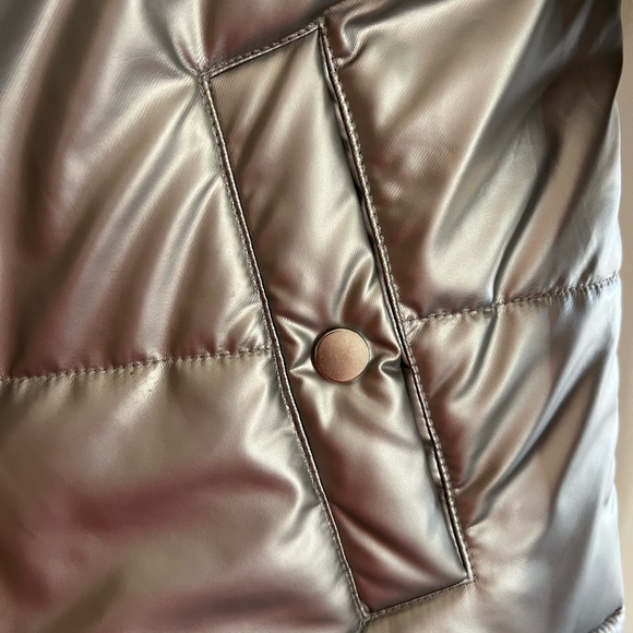 Abound silver jacket with pink fur collar - Picture 2 of 6